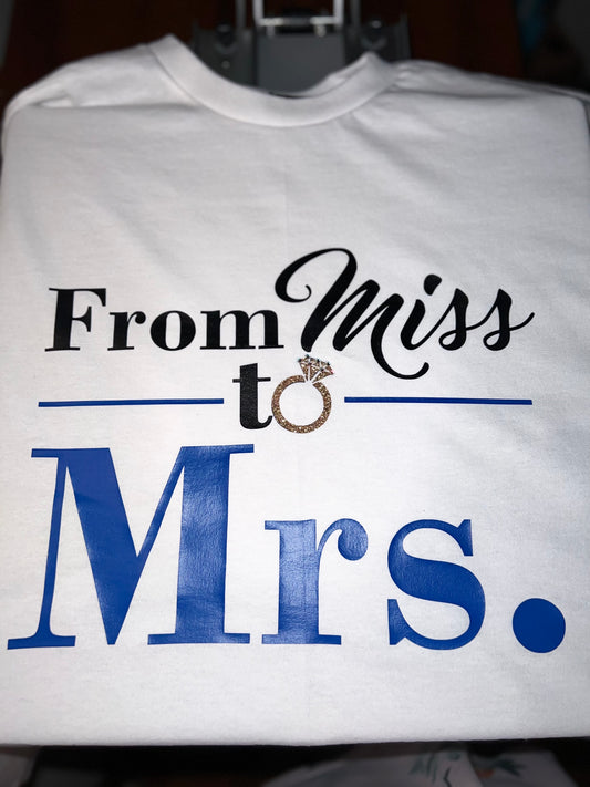 Miss to Mrs. Tee